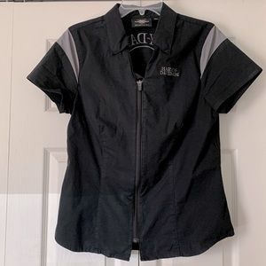 HD "Willy G" Zip Front Top